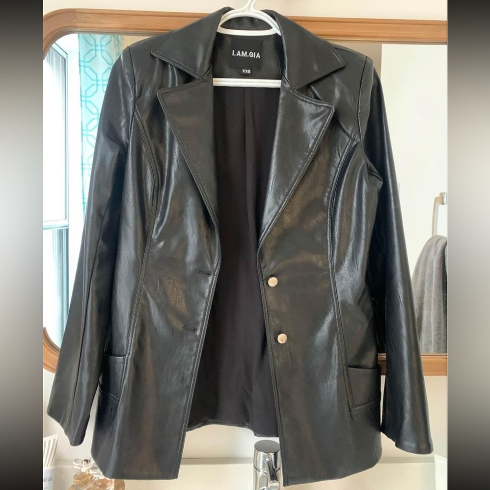 Leather jacket size XXS